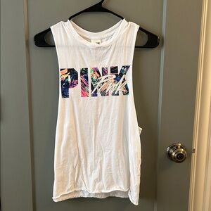 VINTAGE PINK Graphic Tank Top Size x Small